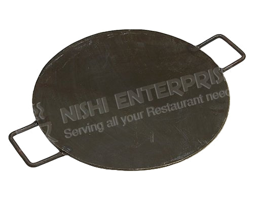 Round Mild Steel Iron Tikki Tava, Diameter - 18"