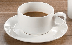 Yanco JS - 002 Jersey 6" Saucer, China, Pack of 36