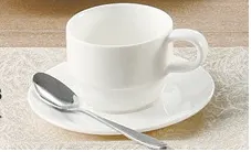 Yanco JS - 004 Jersey 4 1/2" Add Cup Saucer, China, Pack of 36