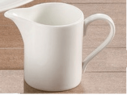 Yanco JS - PC Jersey 3 1/8" x 3 1/2" Creamer, 6.5 Oz, China, Pack of 36