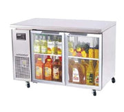 Turbo Air JUR - 48 - G - N Under Counter Reach - In Refrigerator - Double Glass Door