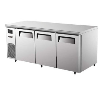 Turbo Air JUR-72-N6 3-Section Under Counter Refrigerator with Door
