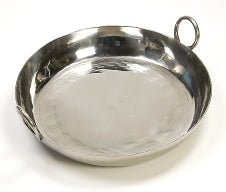 Stainless Steel Flat Bottom Jalebi Kadai Wok - 24 inch with Handles