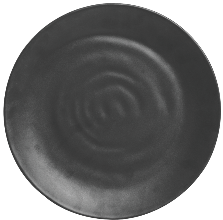 Melamine Persian Round Plate 10.75 inch Black