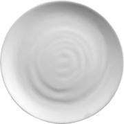 Melamine Round Plate 10.5 inch White, Pack of 6, Dinnerware