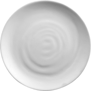 Melamine Round Plate 7.5 inch White, 12 per Case, Quarter Plate