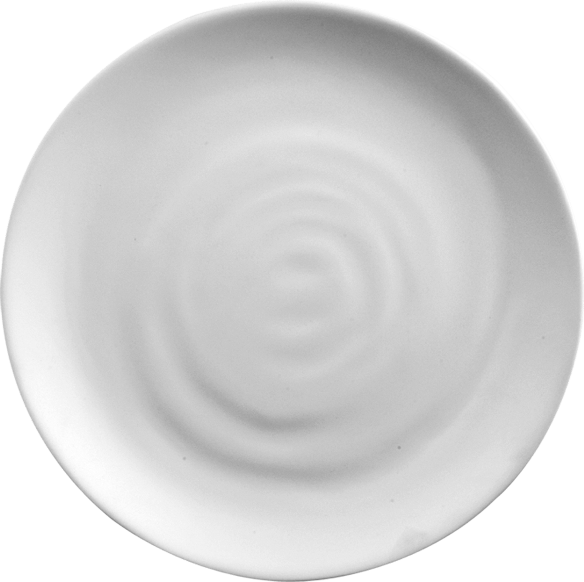 Melamine Persian Round Dinner Plate 12.5 inch White, Pack of 6