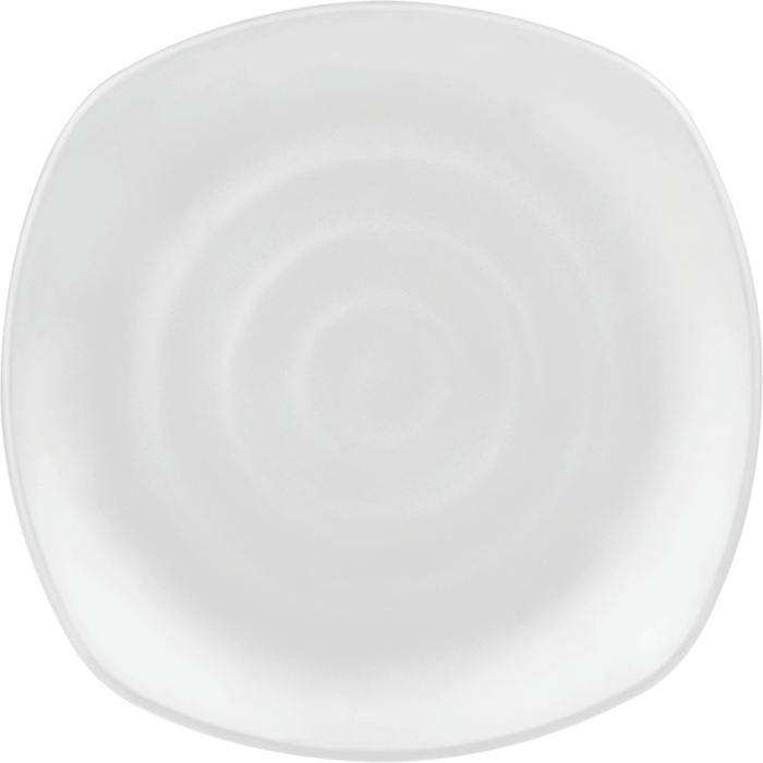 Melamine Persian Square Plate 11 inch White