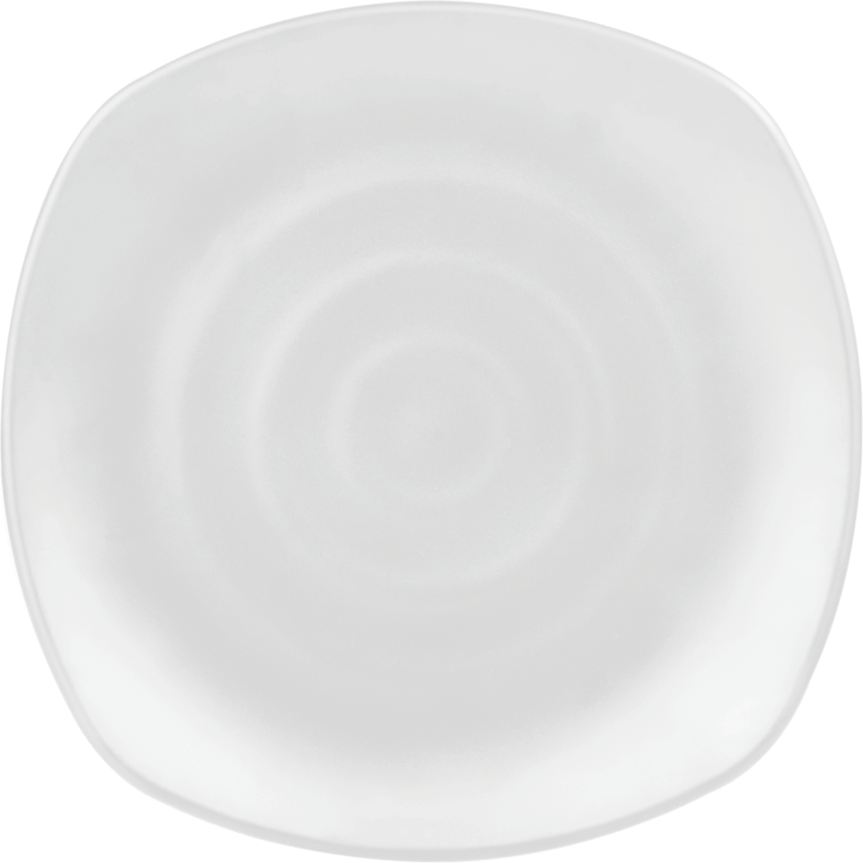 Melamine Persian Square Plate 7.5 inch (19.1 cm) White, 12/Case, Quarter Plate