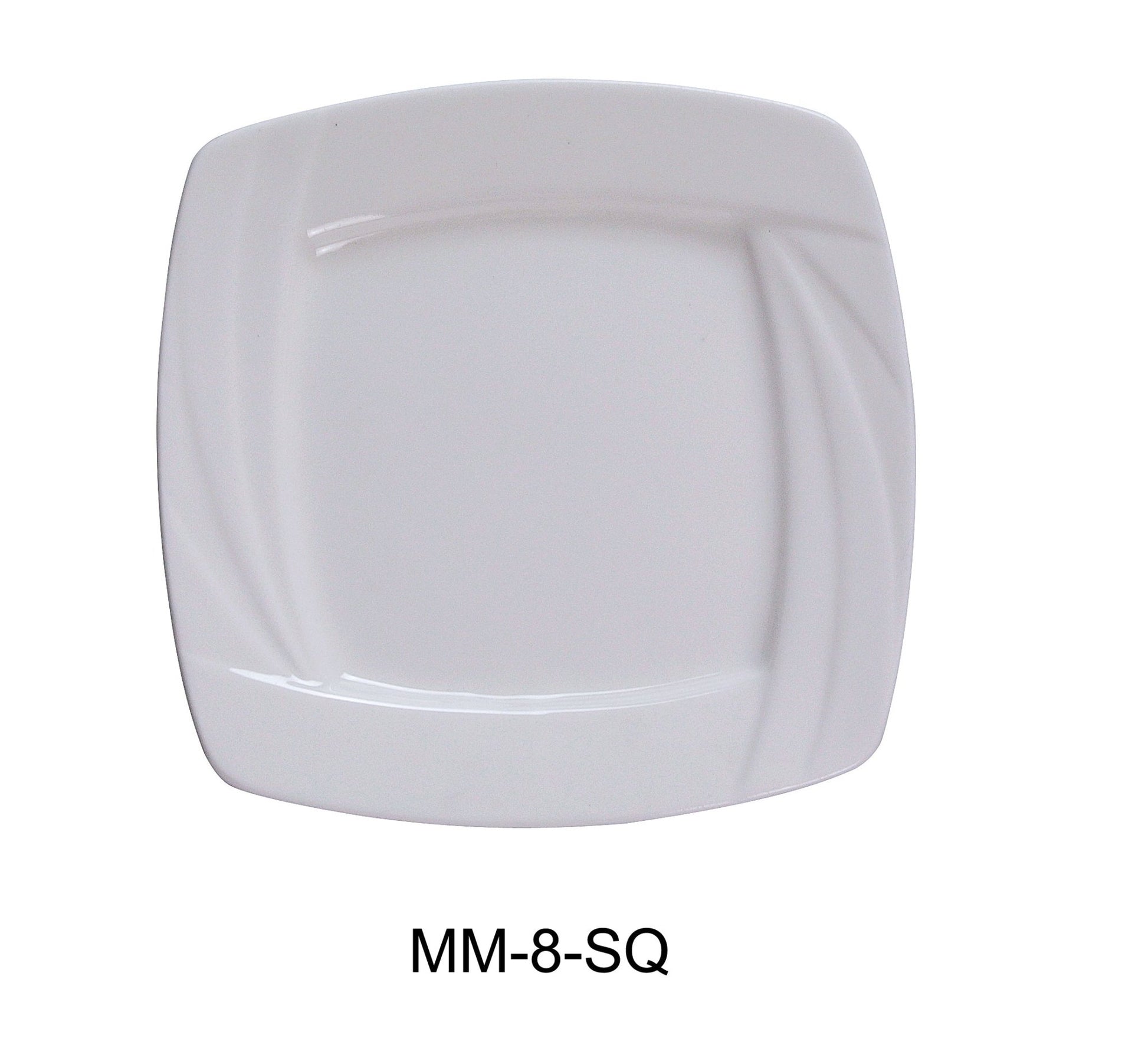 Yanco MM - 8 - SQ Miami 8"‚ Square Plate, China, Bone White, Pack of 36