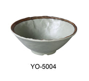 Yanco YO - 5004 Yoto 4 1/2"‚ X 2"‚ RICE BOWL 7 OZ, Melamine, Matte Finish, Pack of 48