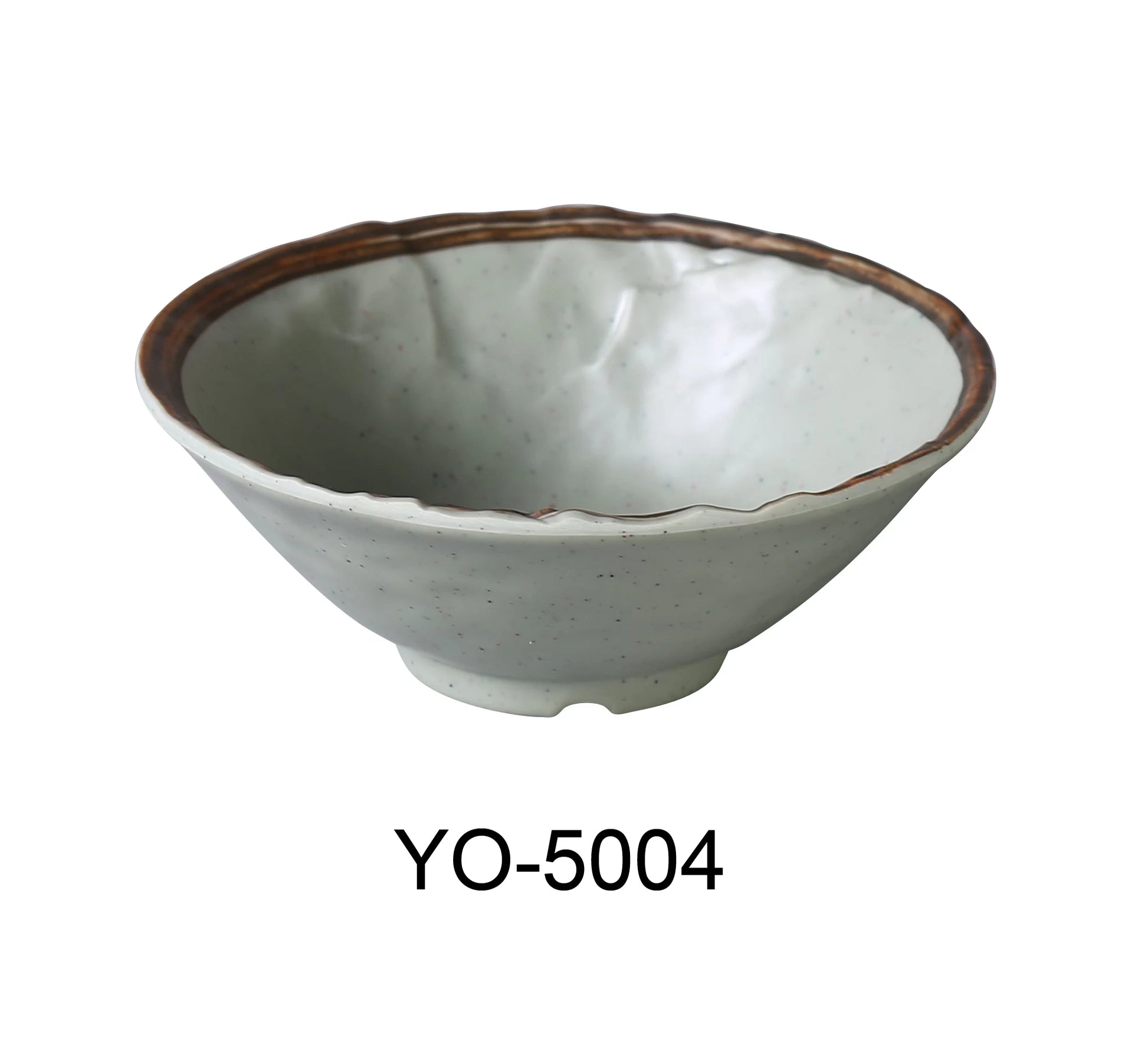 Yanco YO - 5004 Yoto 4 1/2"‚ X 2"‚ RICE BOWL 7 OZ, Melamine, Matte Finish, Pack of 48