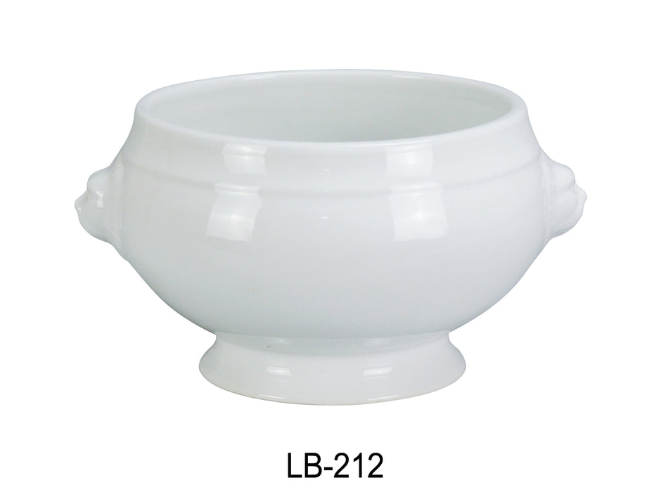 Yanco LB-212 Lion Bouillon Cup, 12 oz Capacity, 3.75″ Diameter, 3″ Height, China, Super White Color, Pack of 24