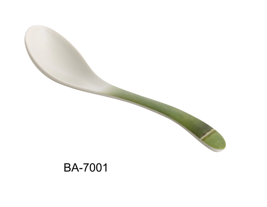 Yanco BA-7001 Bamboo Style, 8″ Spoon, Melamine, Pack of 72