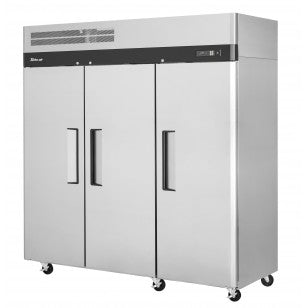 Turbo Air M3F72 - 3 - N Three Door Reach - In Freezer, Top mount