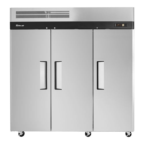 Turbo Air M3R72 - 3 - N Three Door Reach - In Refrigerator
