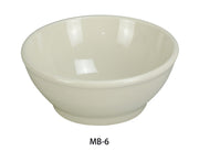 Yanco MB - 6 Recovery 25 oz Bowl, 6.75"‚ Diameter, 2.5"‚ Height, China, American White Color, Pack of 24