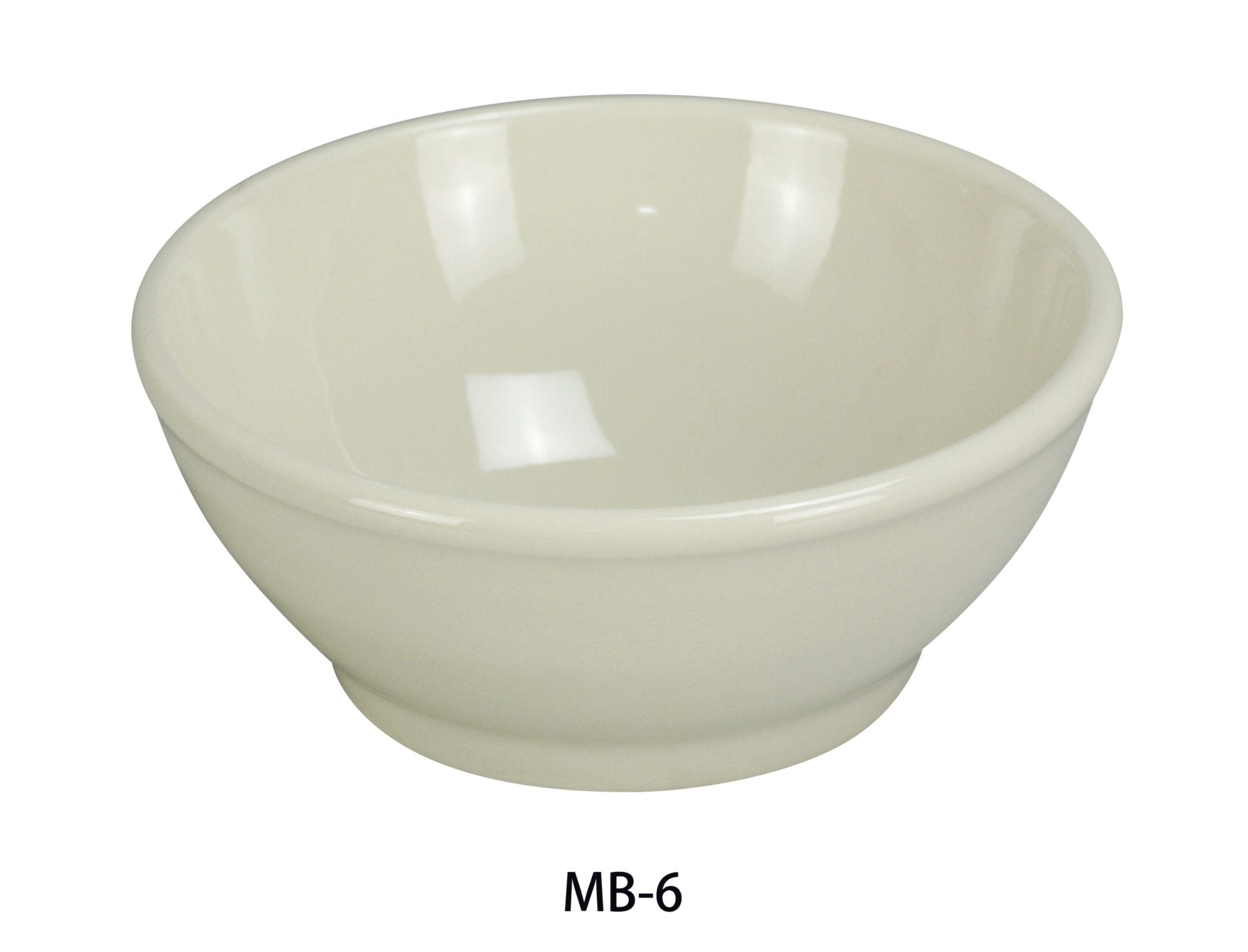 Yanco MB - 6 Recovery 25 oz Bowl, 6.75"‚ Diameter, 2.5"‚ Height, China, American White Color, Pack of 24