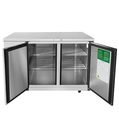 ATOSA MBB59GR 59  Inch Back Bar Cooler - Stainless Steel