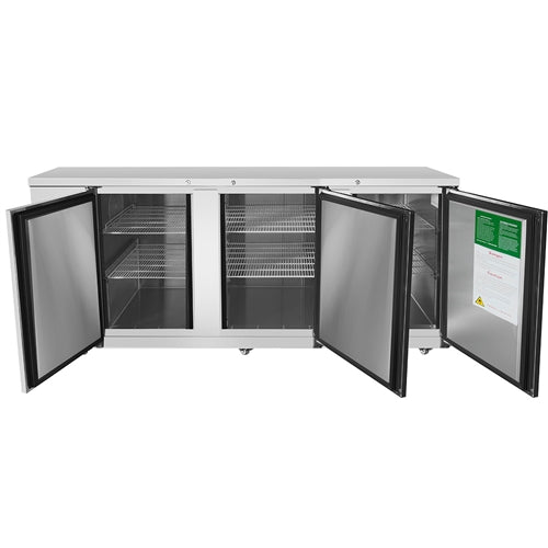 ATOSA  MBB90GR 90 Inch (228.6 cm) Back Bar Cooler - Stainless Steel