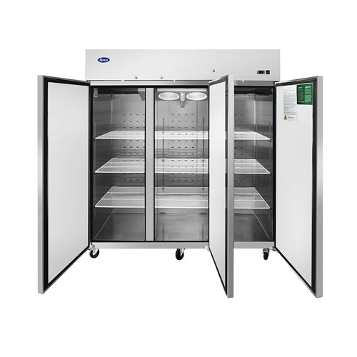 ATOSA MBF8006GR Top Mount 3-Door Reach-in Refrigerator