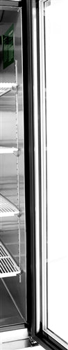 ATOSA MCF8705GR Bottom Mount 1-Glass Door Refrigerator