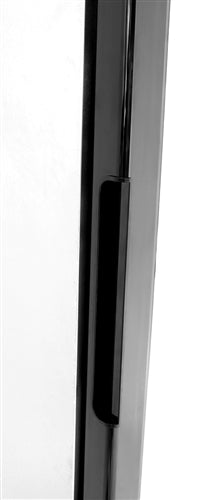 ATOSA MCF8722GR - Black Exterior Glass Single Door Refrigerated  Merchandiser