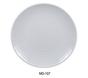 Yanco MD - 107 Milando Round Plate, 7" Diameter, Melamine, White Color, Pack of 48