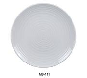 Yanco MD - 111 Milando Round Plate, 10.5" Diameter, Melamine, White Color, Pack of 24