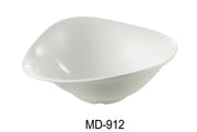 Yanco MD - 912 Milando Bowl, 68 oz Capacity, 12" Length, 10" Width, 3.65" Height, Melamine, White Color, Pack of 12