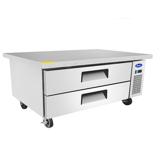 ATSOA 52 Inch 2 Drawer Refrigerated Extended Top Chef Base