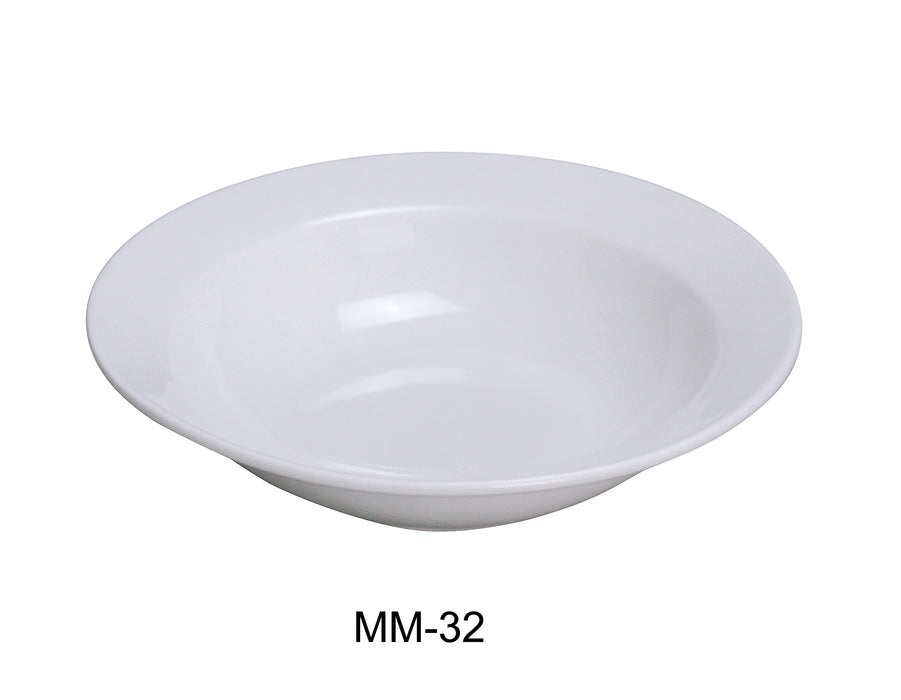 Yanco MM-32 Miami 4.75″ Fruit Bowl, 3.5 oz Capacity, China, Bone White, Pack of 36