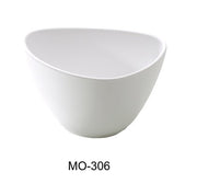 Yanco MO - 306 Moderne 5.5" Triangle Bowl 16 OZ, White, Melamine, Pack of 48