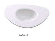 Yanco MO - 410 Moderne 10.5" Dessert Plate 10 OZ, White, Melamine, Pack of 24