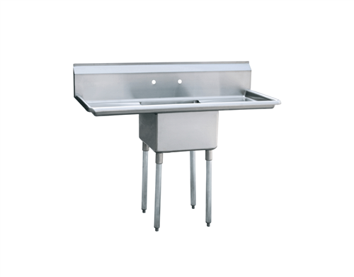ATOSA MRSA-1-D One Comp. Sink, 18 Inch with Right And Left Drainboards