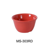 Yanco MS - 303RD Mile Stone Bouillon Cup, 7 Oz. Melamine, Orange Red, Pack of 48