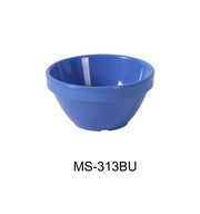 Yanco MS - 313BU Mile Stone Bouillon Cup, 8 Oz. Melamine Blue Pack of 48