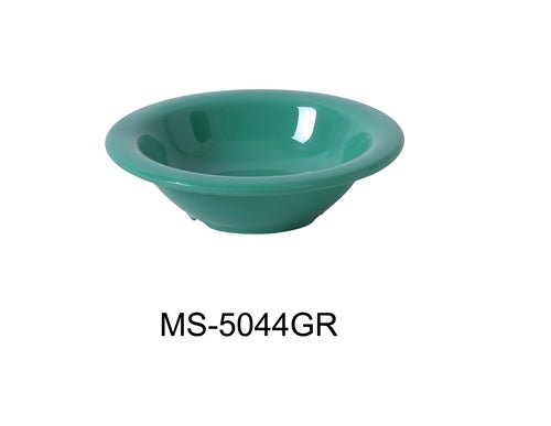 Yanco MS - 5044GR Mile Stone Salad Bowl, 4.5 Oz. , Melamine, Green , Pack of 48