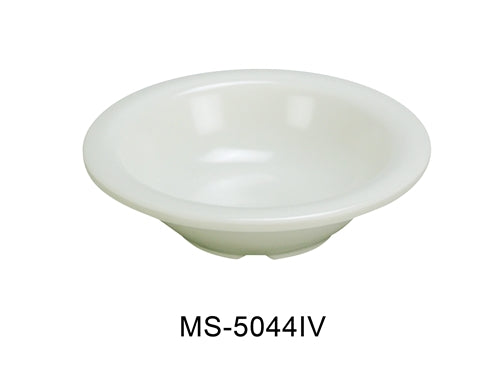 Yanco MS-5044IV Mile Stone Salad Bowl, 4.5 Oz. Melamine, Ivory, Pack of 48