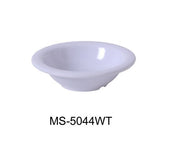 Yanco MS - 5044WT Mile Stone Smooth Ramekin, 4 Oz. Melamine, White , Pack of 48