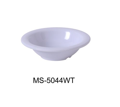 Yanco MS - 5044WT Mile Stone Smooth Ramekin, 4 Oz. Melamine, White , Pack of 48