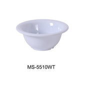Yanco MS - 5510WT Mile Stone Soup Bowl, 10 Oz. Melamine, White, Pack of 48