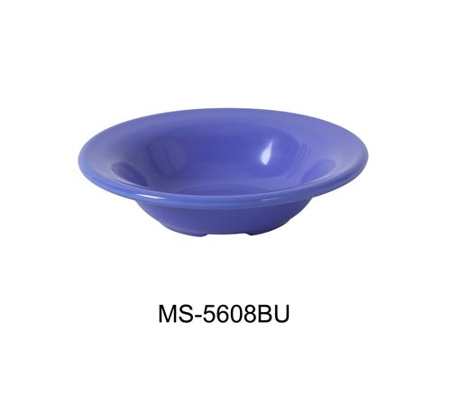 Yanco MS - 5608BU Mile Stone Salad Bowl, 8 Oz. Melamine, Blue, Pack of 48