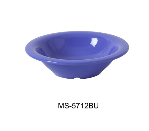 Yanco MS-5712BU Mile Stone Soup Bowl, 12 Oz. Melamine, Blue, Pack of 48
