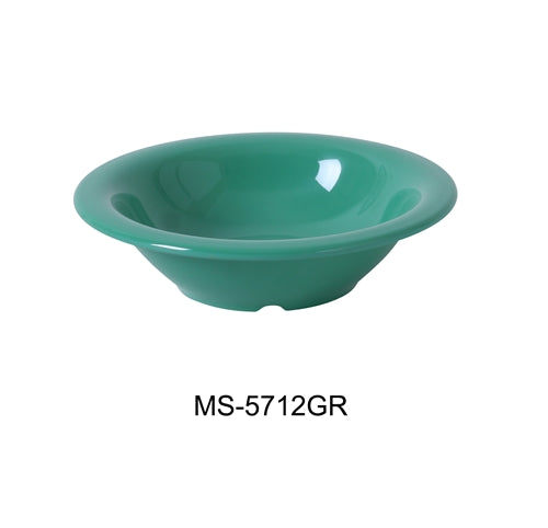 Yanco MS-5716GR Mile Stone Soup Bowl, 16 Oz. Melamine, Green, Pack of 48