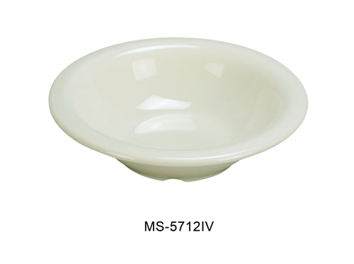 Yanco MS-5712IV Mile Stone Soup Bowl, 12 Oz. Melamine, Ivory , Pack of 48