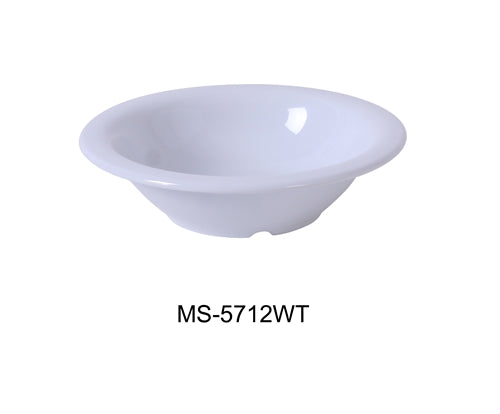 Yanco MS-5712WT Mile Stone Soup Bowl, 12 Oz. Melamine, White , Pack of 48