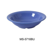 Yanco MS - 5716BU Mile Stone Soup Bowl, 16 Oz. Melamine, Blue, Pack of 48