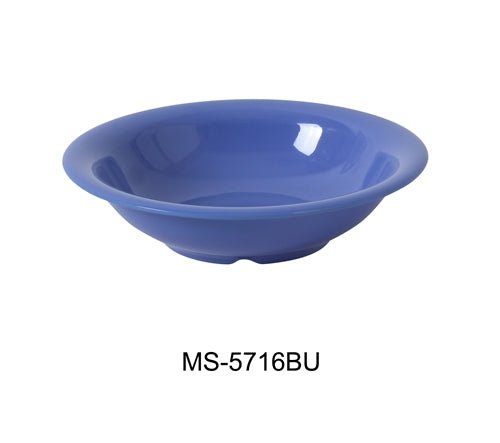 Yanco MS - 5716BU Mile Stone Soup Bowl, 16 Oz. Melamine, Blue, Pack of 48