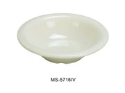Yanco MS - 5716IV Mile Stone Soup Bowl, 16 Oz. Melamine, Ivory, Pack of 48